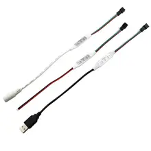 DC5V 24V светодиодный контроллер SP002E 3 клавиши мини пиксель диммер
