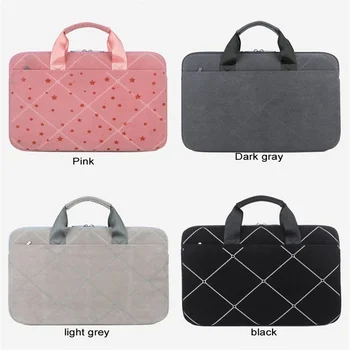 

sen-mai 14 inch Laptop Briefcase Men Women Waterproof Handbag Large Capacity Portable Thin Super slender Messenger bag