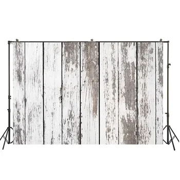 

HuaYi artistic photography light gray wood planks decoration background backdrops for photo studio photoshoot photography D-9198