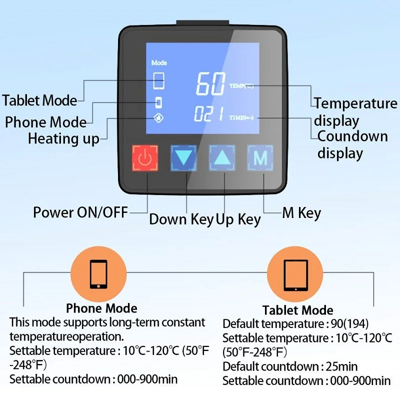 Нагревательная панель, ЖК-экран, сепаратор, открывающийся для iPhone, iPad, samsung, экран, разделитель для планшета, ПК