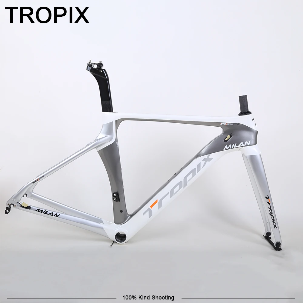 Tropix 700C 22 скоростная рама для шоссейного велосипеда углеродное волокно C