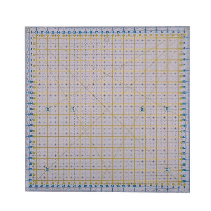 

Квадратная Строительная линейка, 30x30 см, режущая линейка, инструмент «сделай сам» для шитья, квилтинга, швейная машина, бытовые швейные аксессуары
