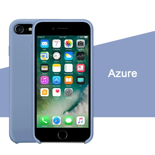 Роскошный силиконовый чехол для iphone 7 8 6S 6 Plus 11 Pro X XS чехол для MAX XR на Apple iphone 7 8 plus X 10 чехол официальный - Цвет: Lavender ash
