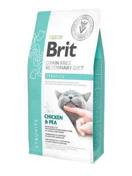 

BRIT BRIT VETERINARY DIET CAT GRAIN FREE STRUVITE for adult cats with struvite urolithiasis type