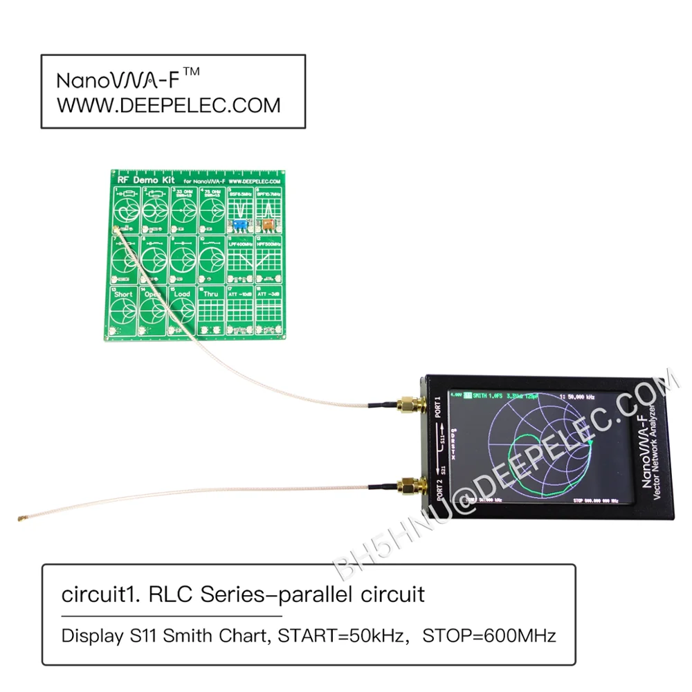 RF Demo Kit NanoVNA VNA тестовая доска фильтр аттенюатор|Компьютерные кабели и разъемы| |