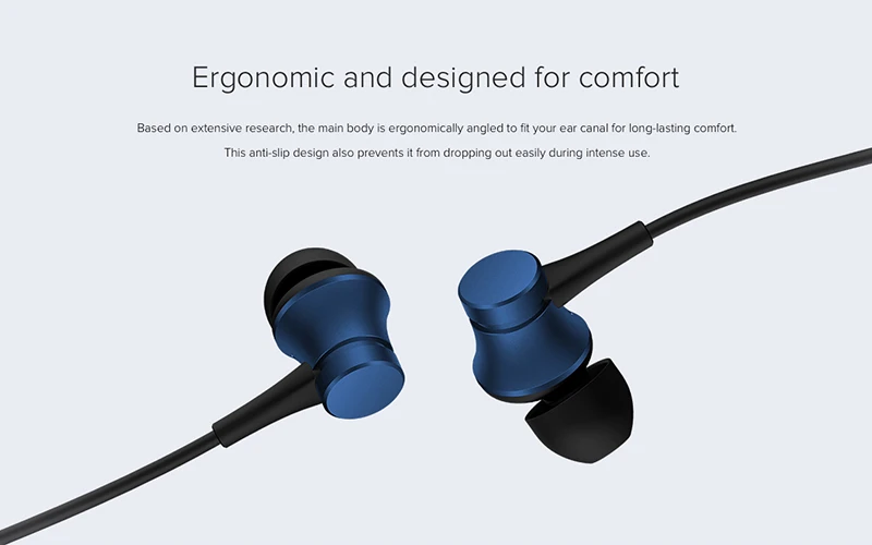 Xiaomi Mi Piston Earphone Basic Stereo 3.5mm In-Ear Earphones Wired Mic Control Headset For Mi A1 F1 4 3 Redmi Note 7 8 K20 Pro