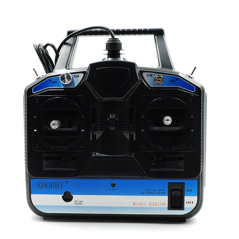 

181 Simulator 8-Channel Ks9108 Support G7/Phoenix 5.5 Model Airplane Flight Fixed-Wing Simulation with Softdog