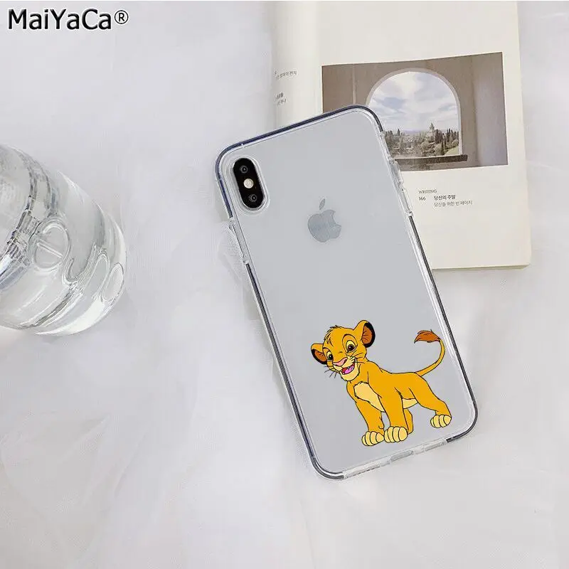 MaiYaCa Король Лев Лучший Прозрачный чехол для телефона для Apple iphone 11 pro 8 7 66S Plus X XS MAX 5S SE XR Чехол для мобильного телефона s - Цвет: A7