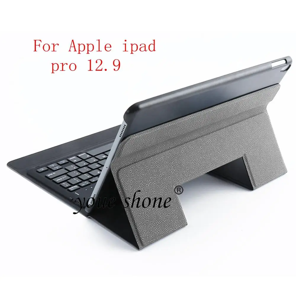 

With Keyboard Wireless Bluetooth Smart Cover For apple iPad pro 12.9 A1584 A1652 Auto Sleep/Wake up Stand Case+Stylus Pen+Gift.