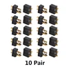 10/20 Pair Black Mini Deans Micro T-Plug Connectors Male & Female For RC LiPo Battery ► Photo 2/5