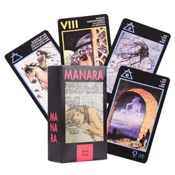 Fortune Manara Tarot With Book Powwow Board Game For Kids Oracle Cards