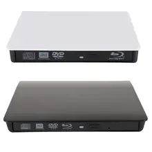 USB3.0 SATA DVD/CD-ROM RW корпус внешний портативный корпус оптического привода для 12,7 мм CD дисков черный/белый