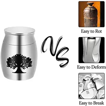 

Cremation Urn for Pet Ashes Keepsake Miniature Burial Funeral Urns for Sharing Ashes Dogs Cats