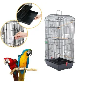 

Yonntech Parrot Cage Metal Large Pet Bird Cage Garden Bird Nest Breeding Multifunction Parrot Macaw Cockatiel Bird Nest Supplier