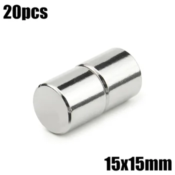 

15x15 mm Neodymium Magnet 20pcs Mini Small Magnet Strong Powerful Permanent NdFeB Super Strong Powerful Magnetic