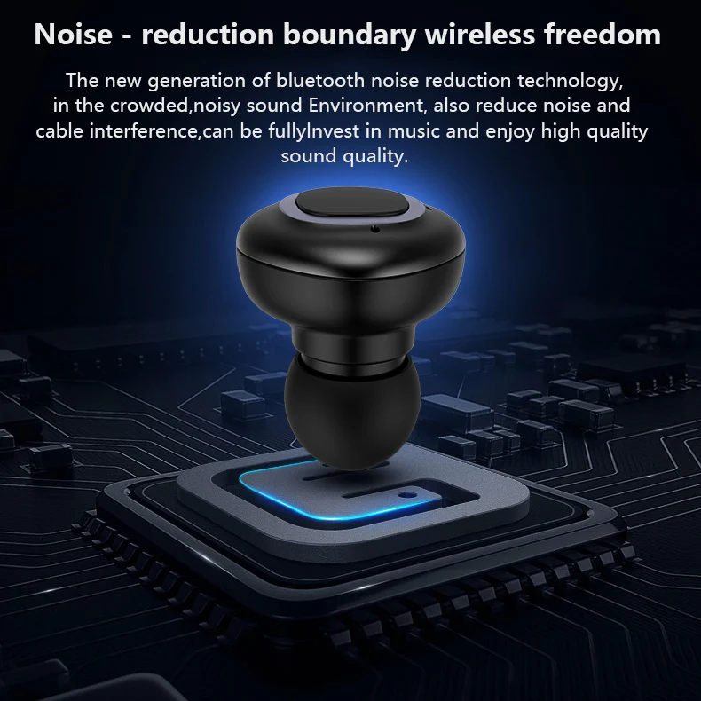 TWS Bluetooth беспроводные наушники бинауральные наушники с 2200 мАч карманным зарядным устройством наушники-вкладыши с шумоподавлением HD музыка Спортивная гарнитура