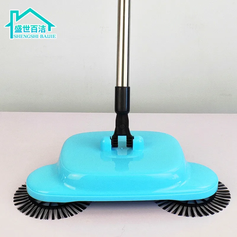 

Magic Broom Stainless Steel Sweeper Hand Push D Handle