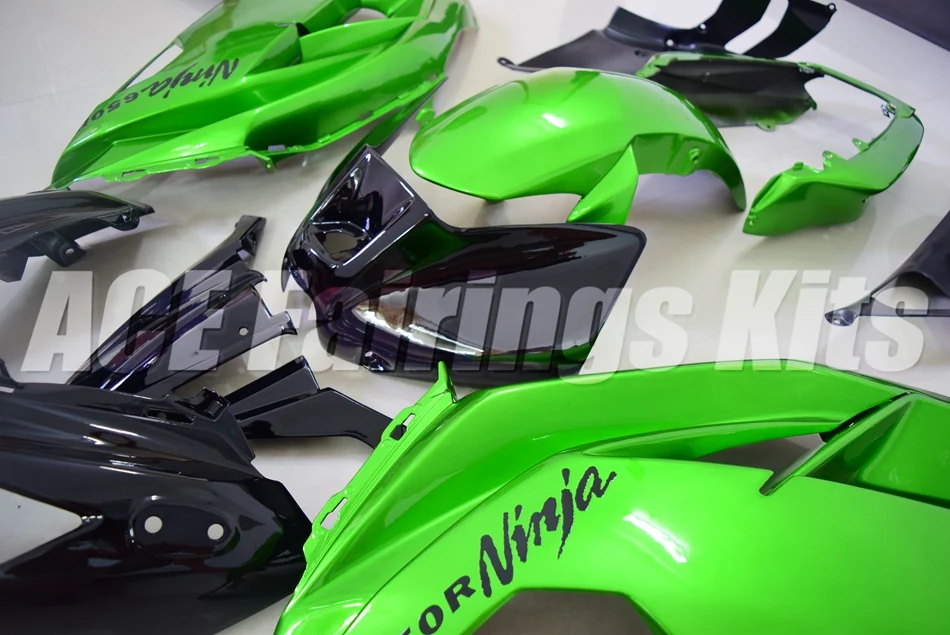 Легко Установка ABS Обтекатели комплект подходит для Kawasaki Ninja 650R ER-6F для детей возрастом 12, 13, 14, 15, 16 650 ER6F 2012 2013 Милая футболка