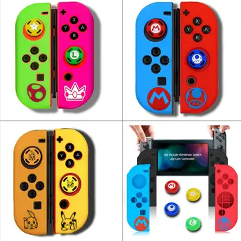 

2PCS Joy Con Silicone Joystick Thumb Stick Grip Cover Case Analog Caps for Nintend Switch NS Joy-Con Controller