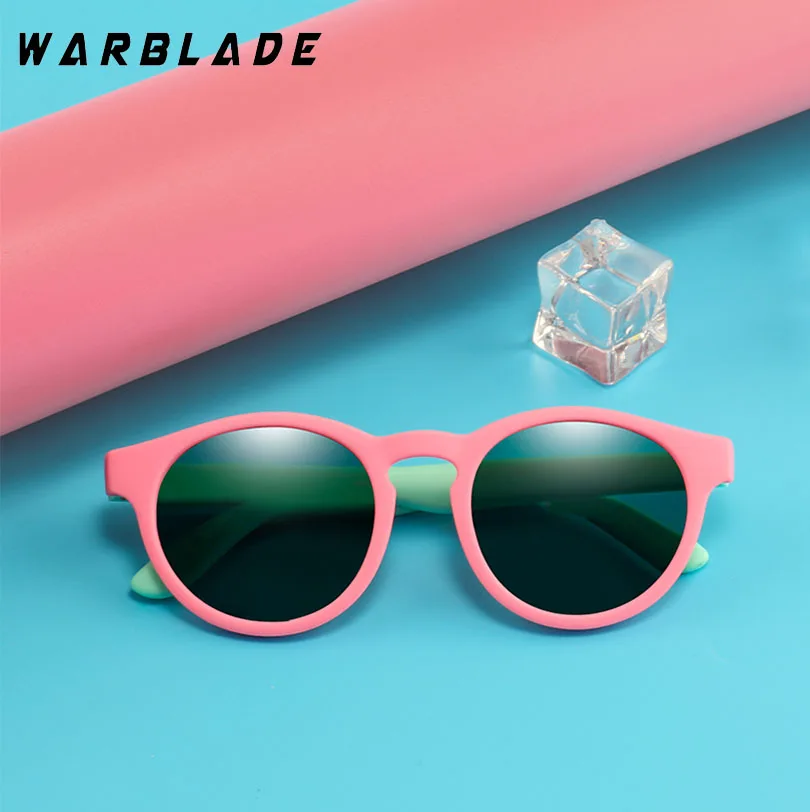 Kids Sunglasses Polarized Boys Girls Round Sun Glasses Child Baby Eyewear Silicone Eyeglasses UV400 kids sunglasses children sunglasses