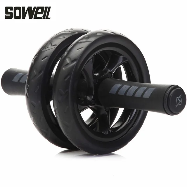 

2019 Ab Roller Gym Roller Trainer Training Muscle Exercise Equipment Home Fitness Equipment Double Wheel Abdominal Power Wheel