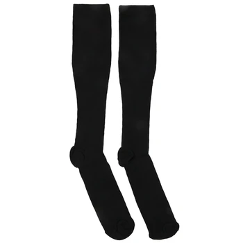 

1 Pair Compression Socks Anti Fatigue Black for Men EU 38-42