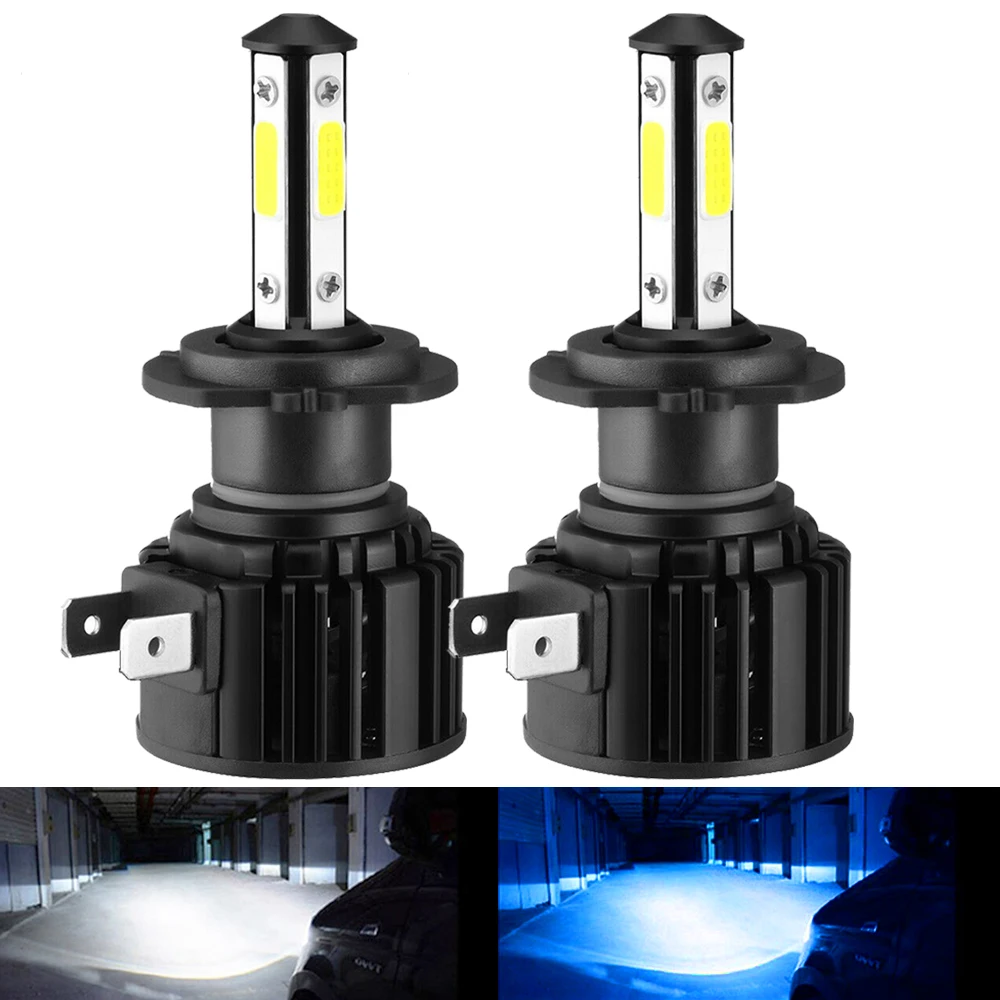 

10000LM 4 Sides H7 LED Headlight H11 Turbo 9005 HB3 9006 HB4 LED H8 Bulb 6500K Lamp 360 Degree Diode Auto Fog Light Super bright