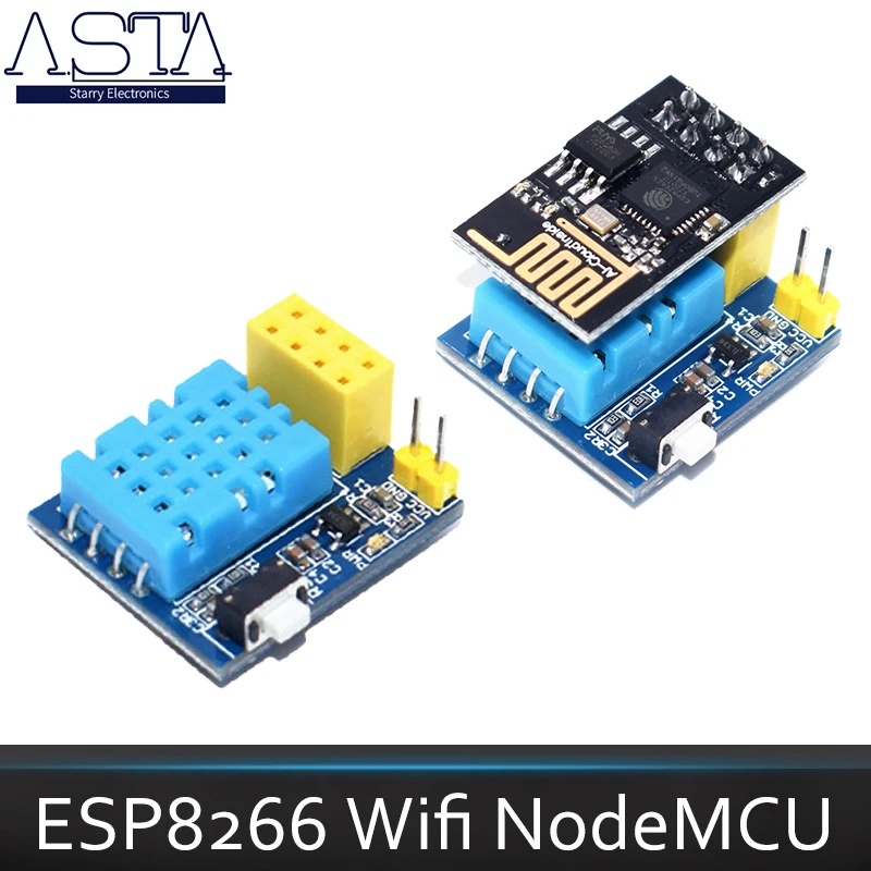 ESP8266 ESP-01 ESP-01S DHT11 Температура влажности Сенсор модуль esp8266 Wi-Fi NodeMCU умный дом IOT (с