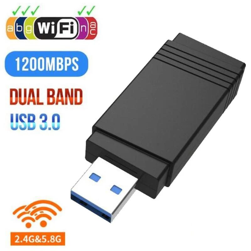 Новый беспроводной USB Wi-Fi адаптер 1200 2 4 Мбит/с ГГц | Компьютеры и офис