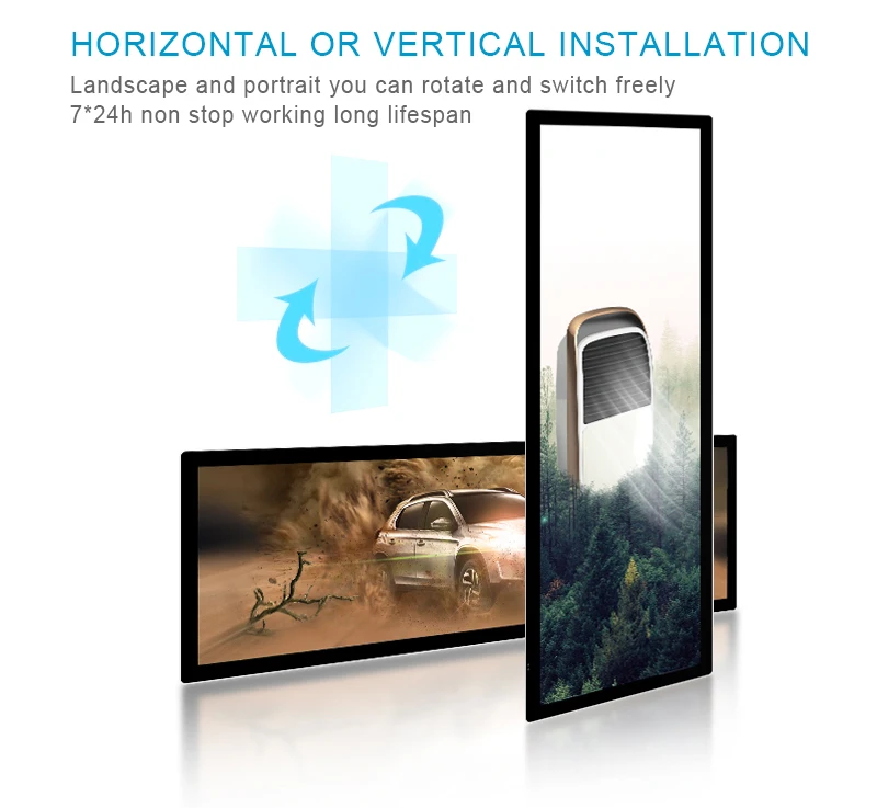 Лифт реклама экран Цифровая Рамка ПК Встроенный ЖК-мониторы 32 ''дюймовый lcd ad табло