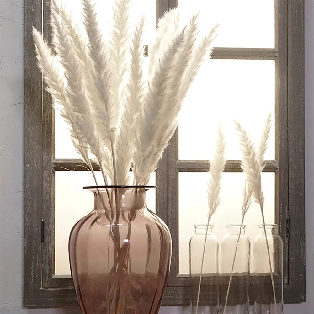 15 шт сушеные маленькие Pampas Grass Phragmites Communis украшения для дома отеля свадьбы | Дом и