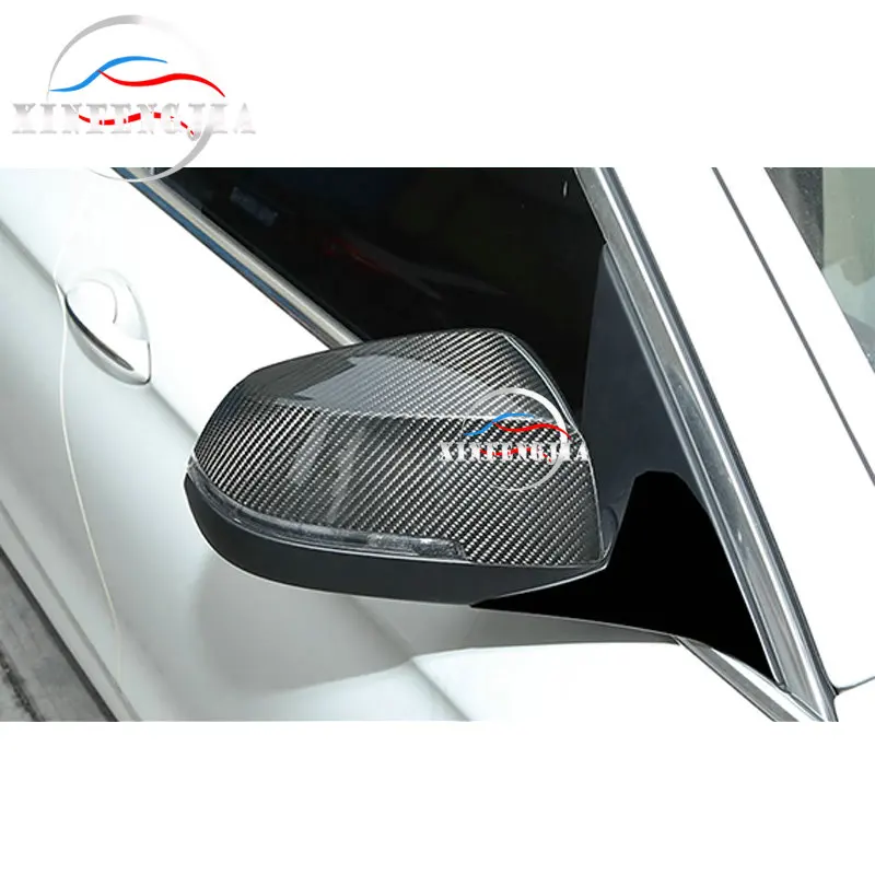 Для BMW 5 серии 5GT F07 F10 14-16 и 7 серии F01 F02 13-15 2 шт. Настоящее углеродное волокно зеркало заднего вида боковое Крыло Замена крышки отделка