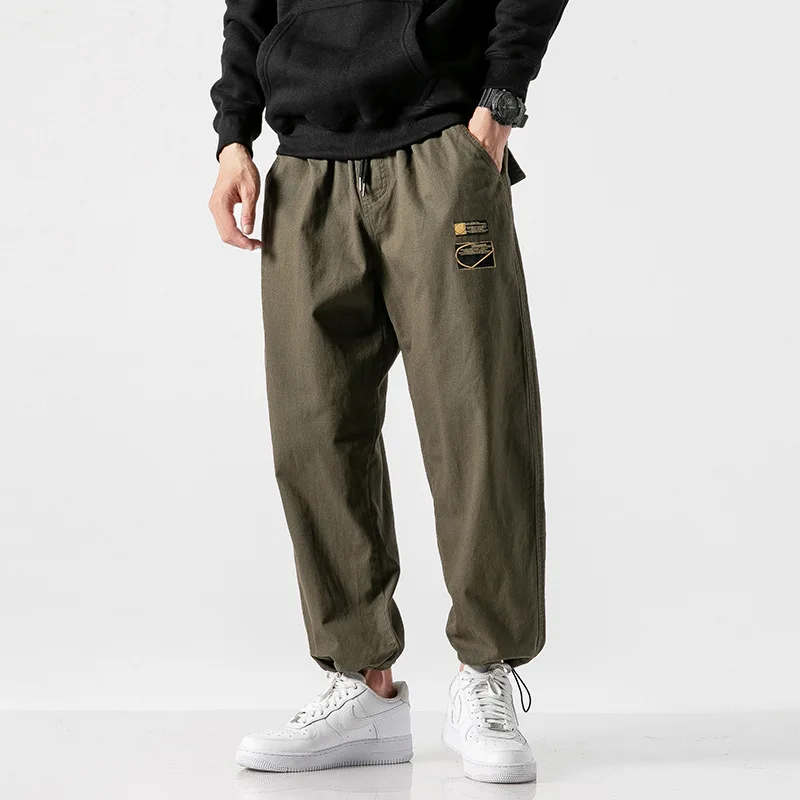 

2020 Spring Main Push Japanese-style Shadowless Wall Large Size Simple Beam Leg Casual Pants M-5x Hk1974