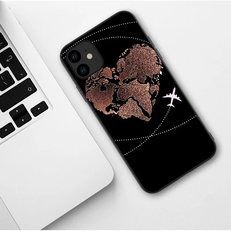 World Map Travel Just Go Soft Phone Cases for iPhones 11 Pro Max 2019 plane silicone Cover For iPhones 6s 7 8 Plus XR XS Max X World Map Travel Just Go Soft Phone Cases for iPhones 11 Pro Max 2019 plane silicone Cover For iPhones 6s 7 8 Plus XR XS Max X