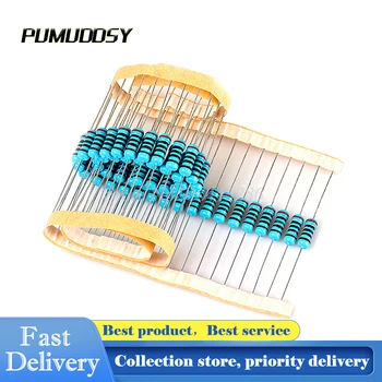 

50PCS/LOT 1W Metal Film Resistor 1W DIP Resistance +/-1% 10K ohm 10K R NEW