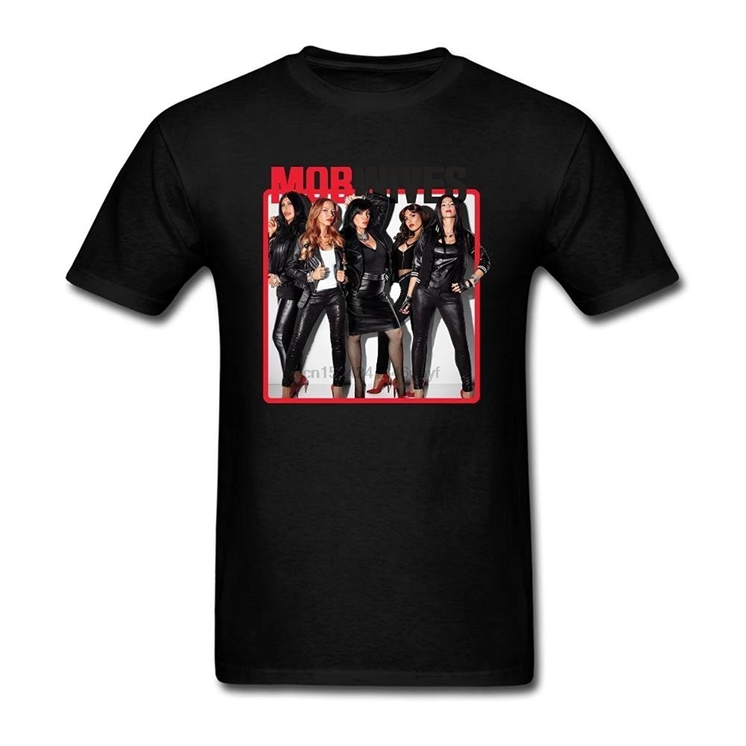 Fashion Men's Cotton T-Shirt Mob Wives T Shirt Men Printed Funny T-shirts |