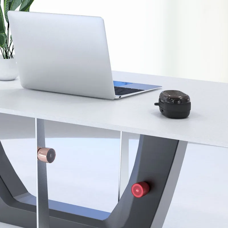 Двойной Bluetooth колонки с зарядный чехол Портативный небольшой стерео звук Беспроводной слот для карт памяти