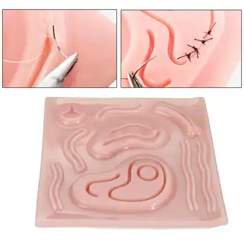 

3D Silicone Laparoscopic Simulation Stitching Module Surgical Training Skin Suture Pad Soft Lifelike For Teaching Demonstrations