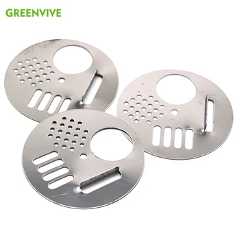 

2Pcs Beehives Bee Hive Nuc Box Door Cage Round Hive Hole Entrance Disc Nest Door Vent Equipment Beekeeping Tools Supplies
