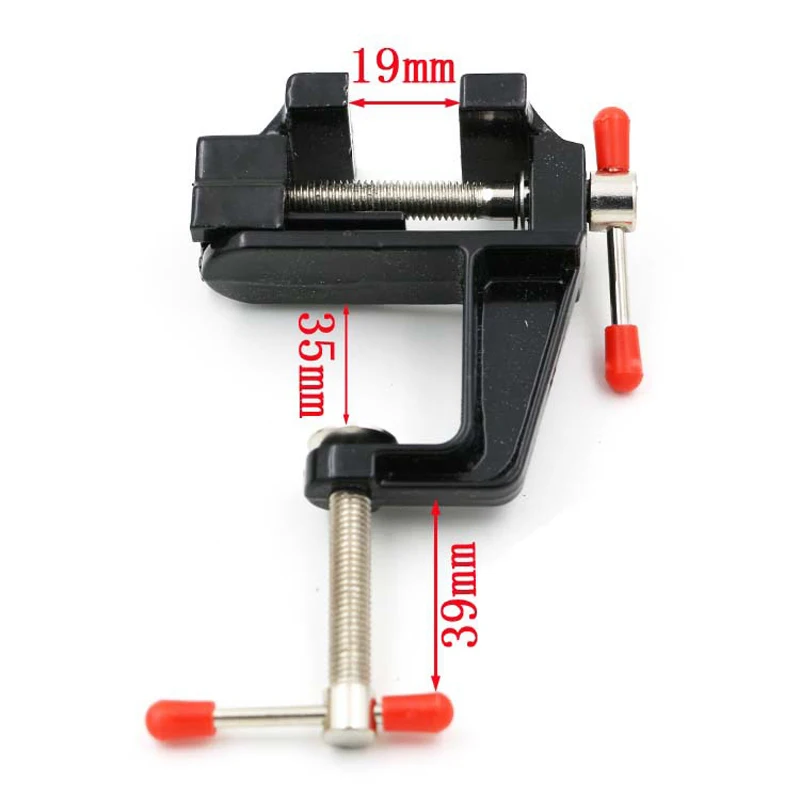 High Quality New Aluminum Small Jewelers Hobby Clamp On Table Bench Vise Mini Hand Tool Vice Hot  Hand Tools Set images - 6