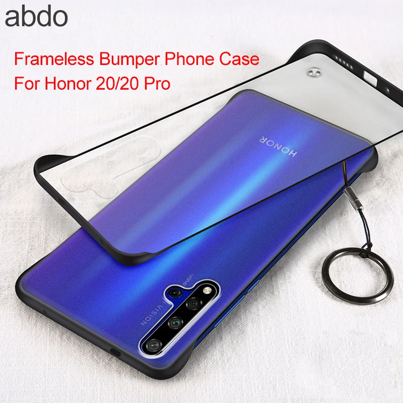 Бескаркасный бампер чехол для huawei Honor 20 20i 10i View 20 9X 8X Max 8C чехол прозрачный задняя крышка телефона для Honor 20 Pro чехлы