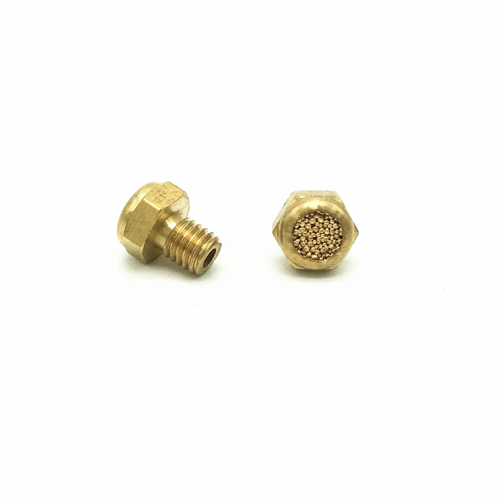 

10pcs Pneumatic Brass Exhaust Muffler BSLM M5 Silencers Fitting Noise Filter Reducer Connector Copper