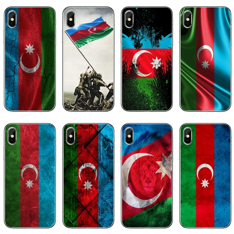 Silicone Phone Case Azerbaijan flag For Samsung Galaxy A71 A70 A60 A51 A50 A41 A40 A31 A30 A20E A21S A12 A10 A7 A5 A3 | Мобильные