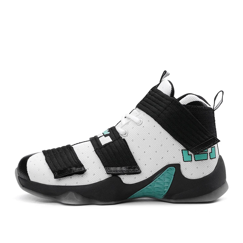 Профессиональная баскетбольная обувь; Zapatos De Hombre Lebron; мужские кроссовки; chaussure homme Basket Bambas Hombre Li Ning; Psg - Цвет: Белый