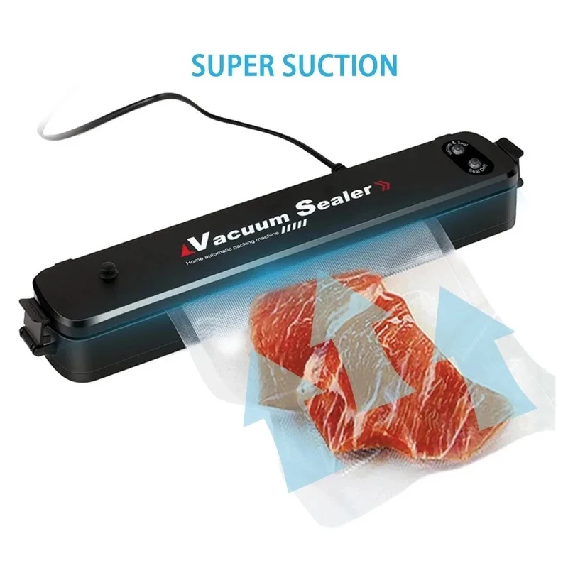 Automatic Vacuum Food Sealer Bags Heat Sealer Kitchen Food Packaging