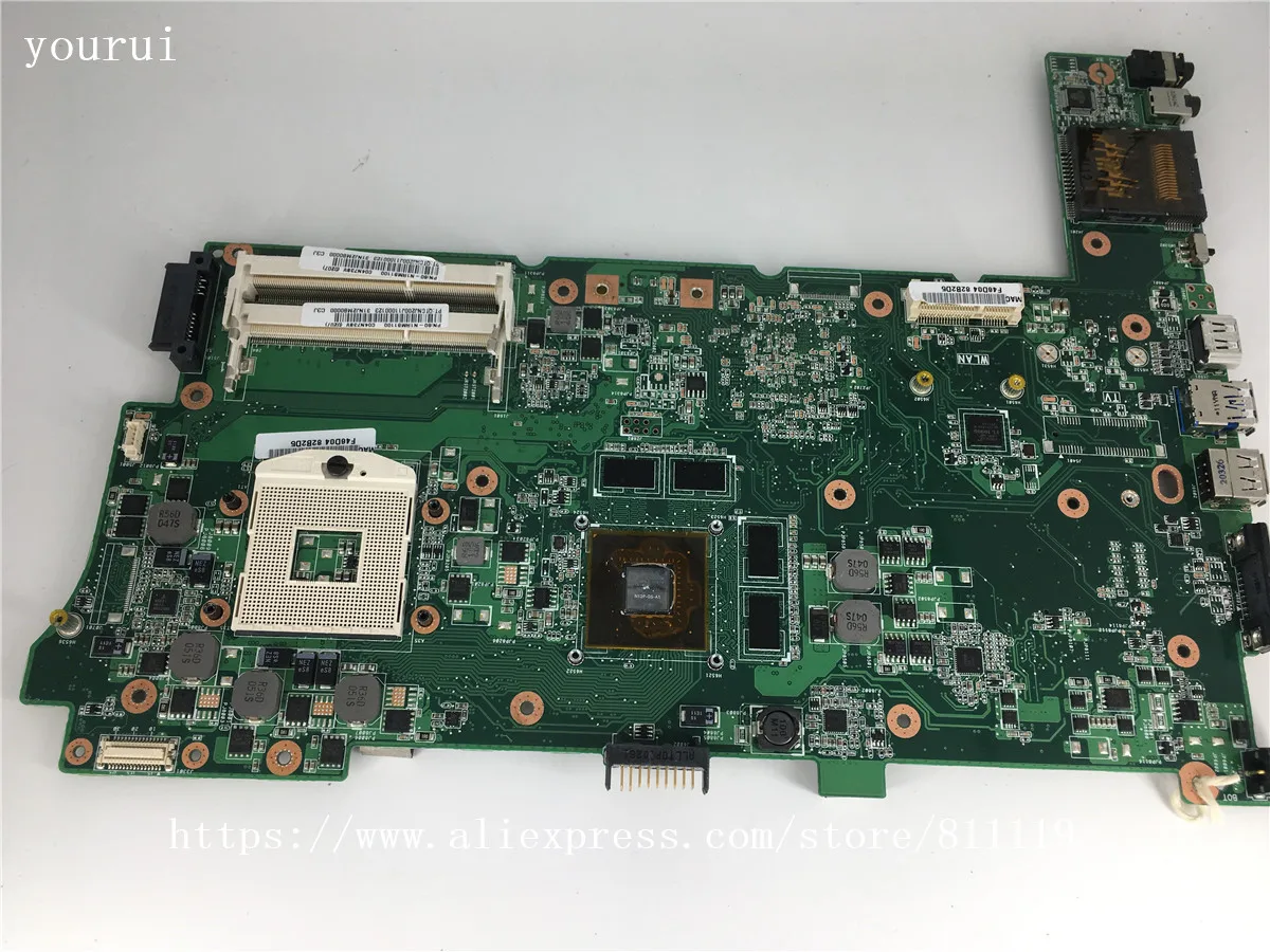 Оригинальная материнская плата yourui для ASUS N73S N73SV REV 2 0 протестированная идеальная