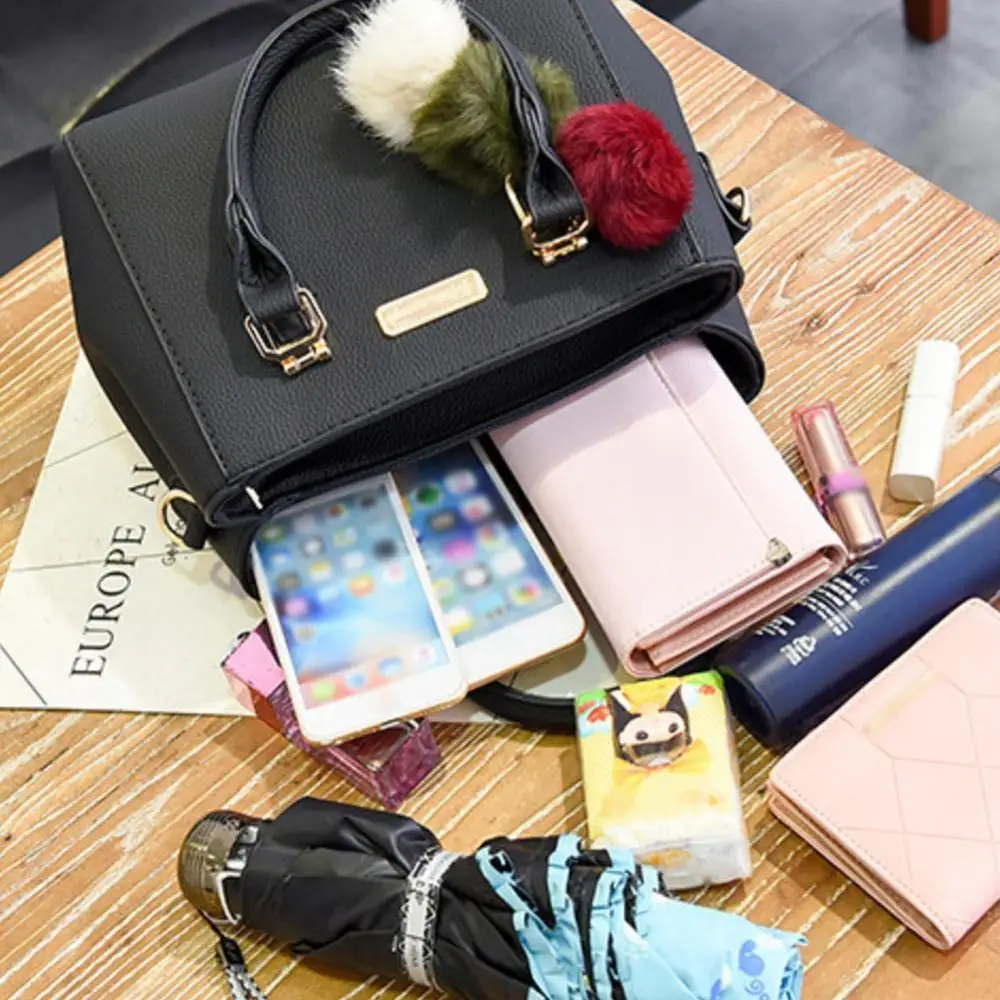 

Women Tote Handbag Soft Leather Shoulder Messenger Handbag European and American Style Fashion Bags Ladies Luxury Bags