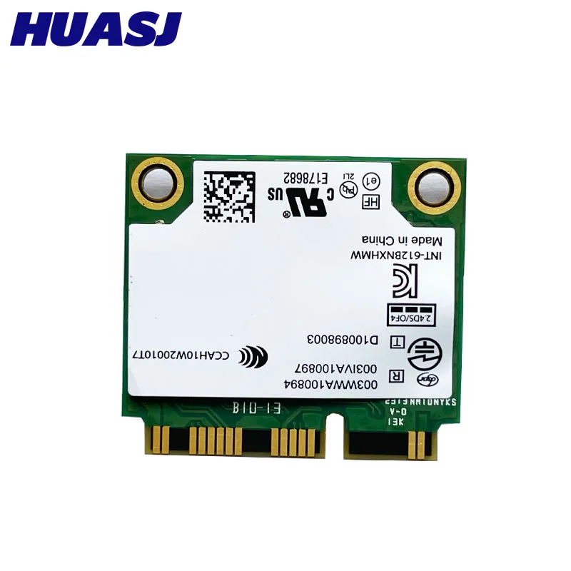 HUASJ 무선 와이파이 WLAN 네트워크 카드, 센트리노 어드밴스드 N 와이맥스 6150 612BNXHMW 미니 PCI-E 300M 와이파이 어댑터, 300Mbps
