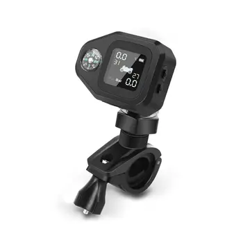 

2PCS Sensor TPMS Tire Pressure Monitoring System Motorbike Direction Compass Tire Pressure Monitoring Wireless