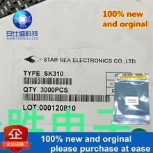 30pcs new and orginal 3A100V Schottky barrier DO214AB silk-screen SK310 in stock